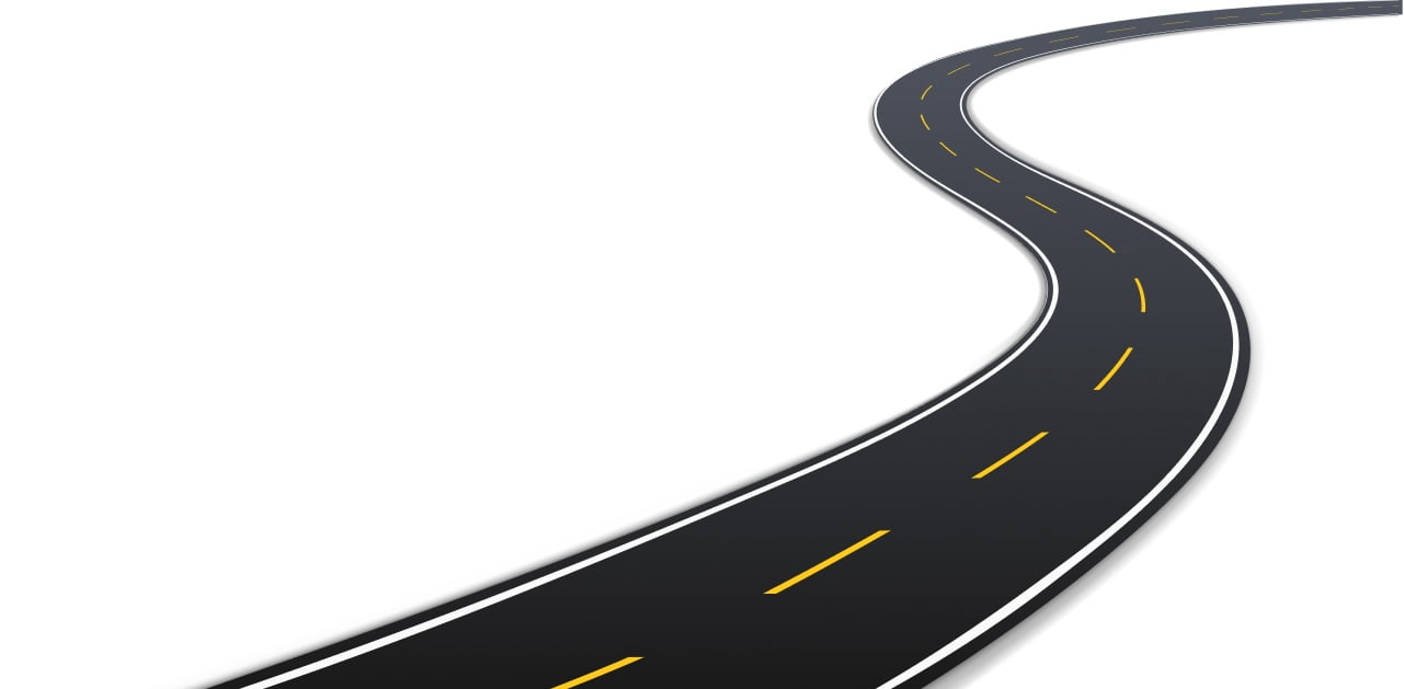 走行中の道路